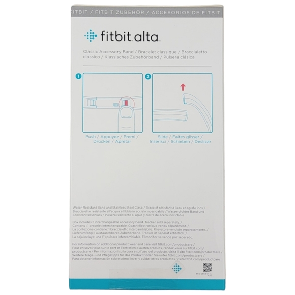 Fitbit Alta Water-Resistant Band Size S/P Color Purple - Picture 3 of 3